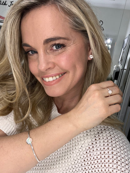 Opal Ring Sterling Silver