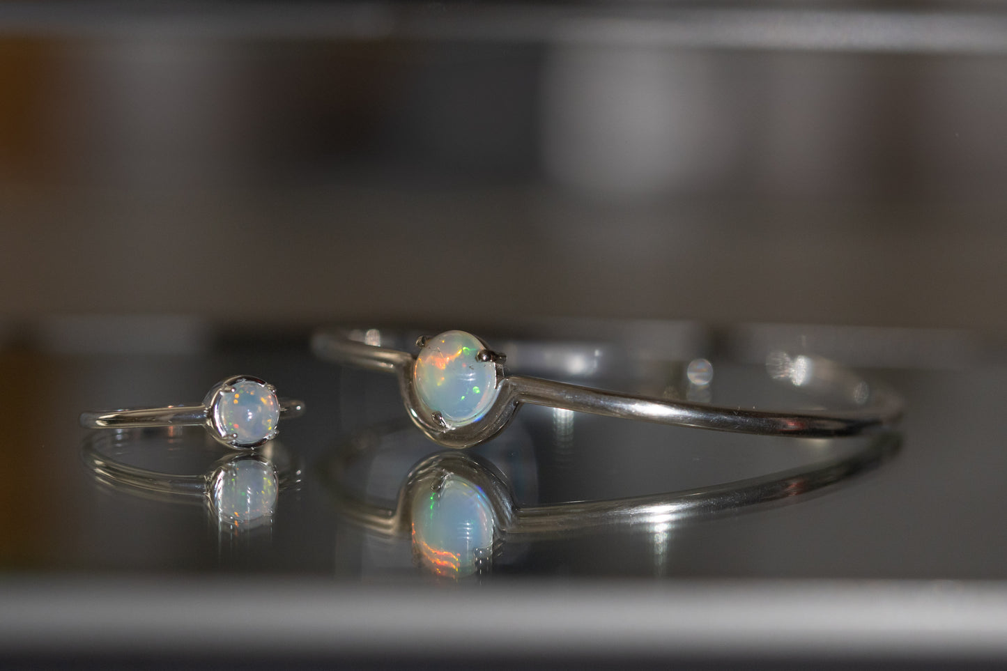 Opal Cuff Sterling Silver