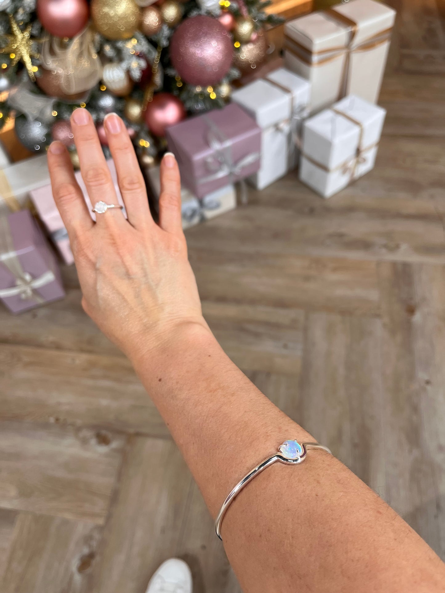 Opal Cuff Sterling Silver