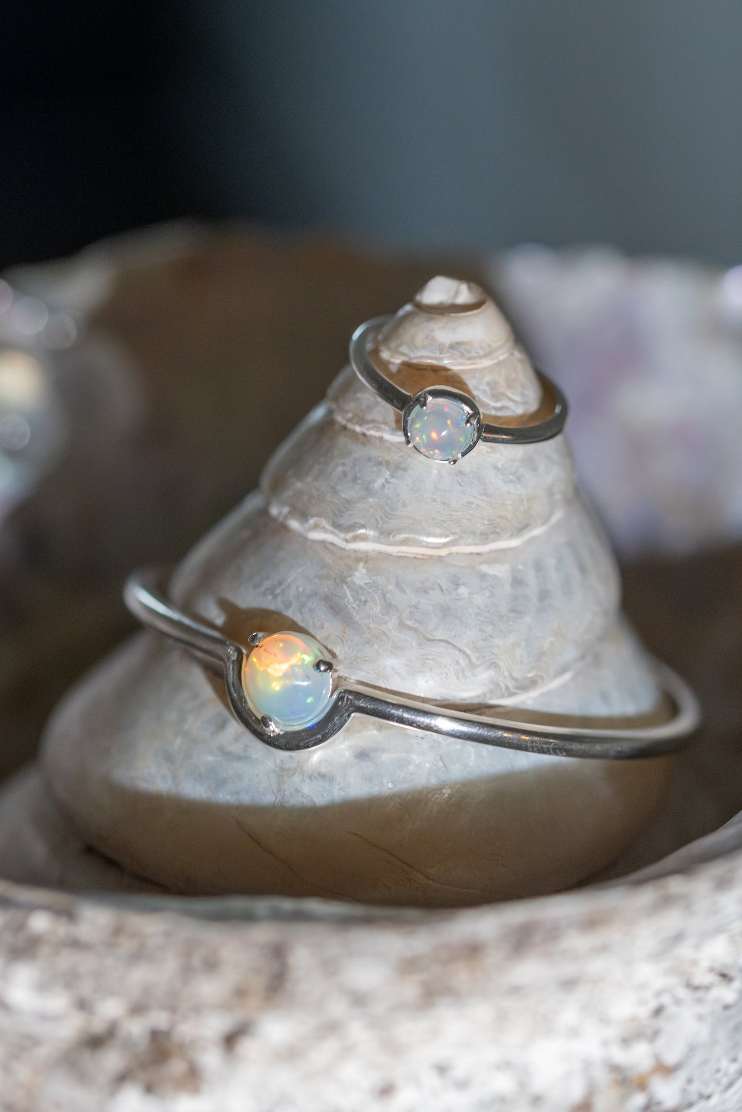 Opal Cuff Sterling Silver