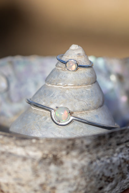 Opal Cuff Sterling Silver