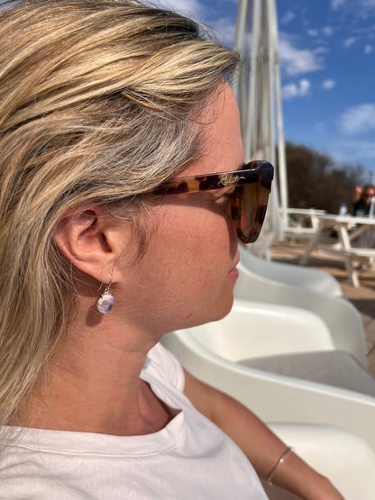 Rainbow Moonstone Pendant Earrings – Milky Glow Edition | Sterling Silver