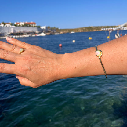 Opal Cuff 18k+ Thick Gold Plated