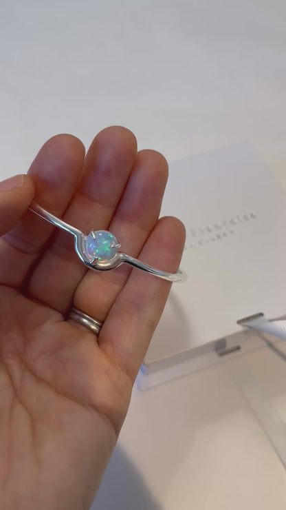 Opal Cuff Sterling Silver